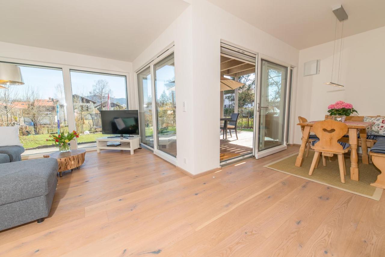 Helle Wohnung Mit Bergblick & Eigener Terrasse Bad Tölz Exteriör bild