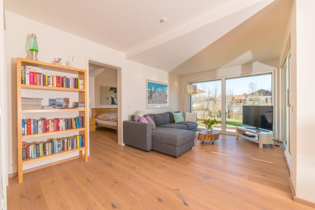 Helle Wohnung Mit Bergblick & Eigener Terrasse Bad Tölz Exteriör bild