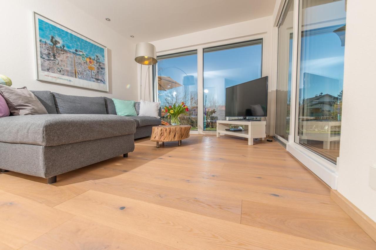 Helle Wohnung Mit Bergblick & Eigener Terrasse Bad Tölz Exteriör bild