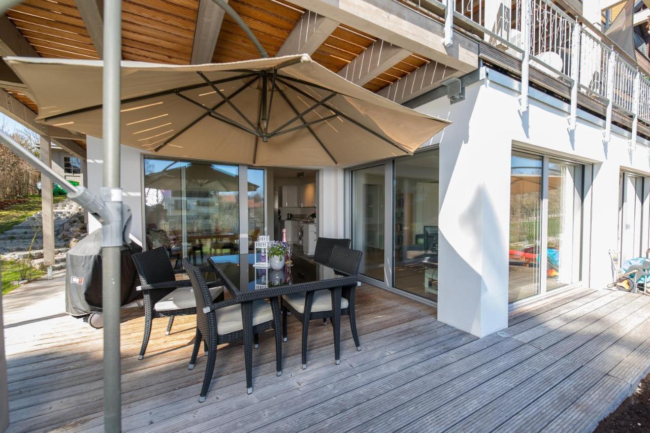 Helle Wohnung Mit Bergblick & Eigener Terrasse Bad Tölz Exteriör bild